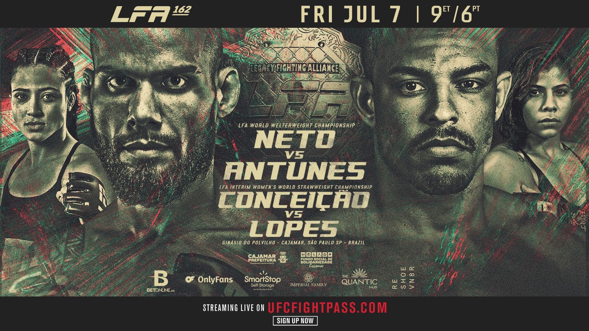 LFA brings a Championship Doubleheader to Brazil at LFA 162