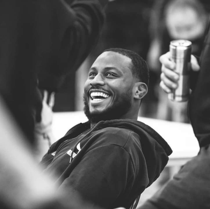 Chauncey Foxworth smiling in a relaxed setting