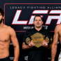 LFA 226 OFFICIAL WEIGH IN RESULTS